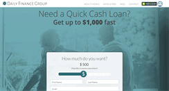 Desktop Screenshot of dailyfinancegroup.com