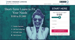 Desktop Screenshot of firstpremierlending.dailyfinancegroup.com