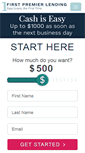 Mobile Screenshot of firstpremierlending.dailyfinancegroup.com
