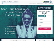 Tablet Screenshot of firstpremierlending.dailyfinancegroup.com